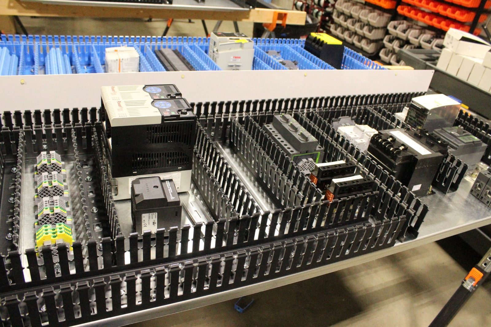 Custom-built industrial control panel